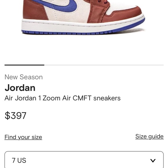 Air Jordan 1 Zoom Air CMFT sneakers - Picture 7 of 7